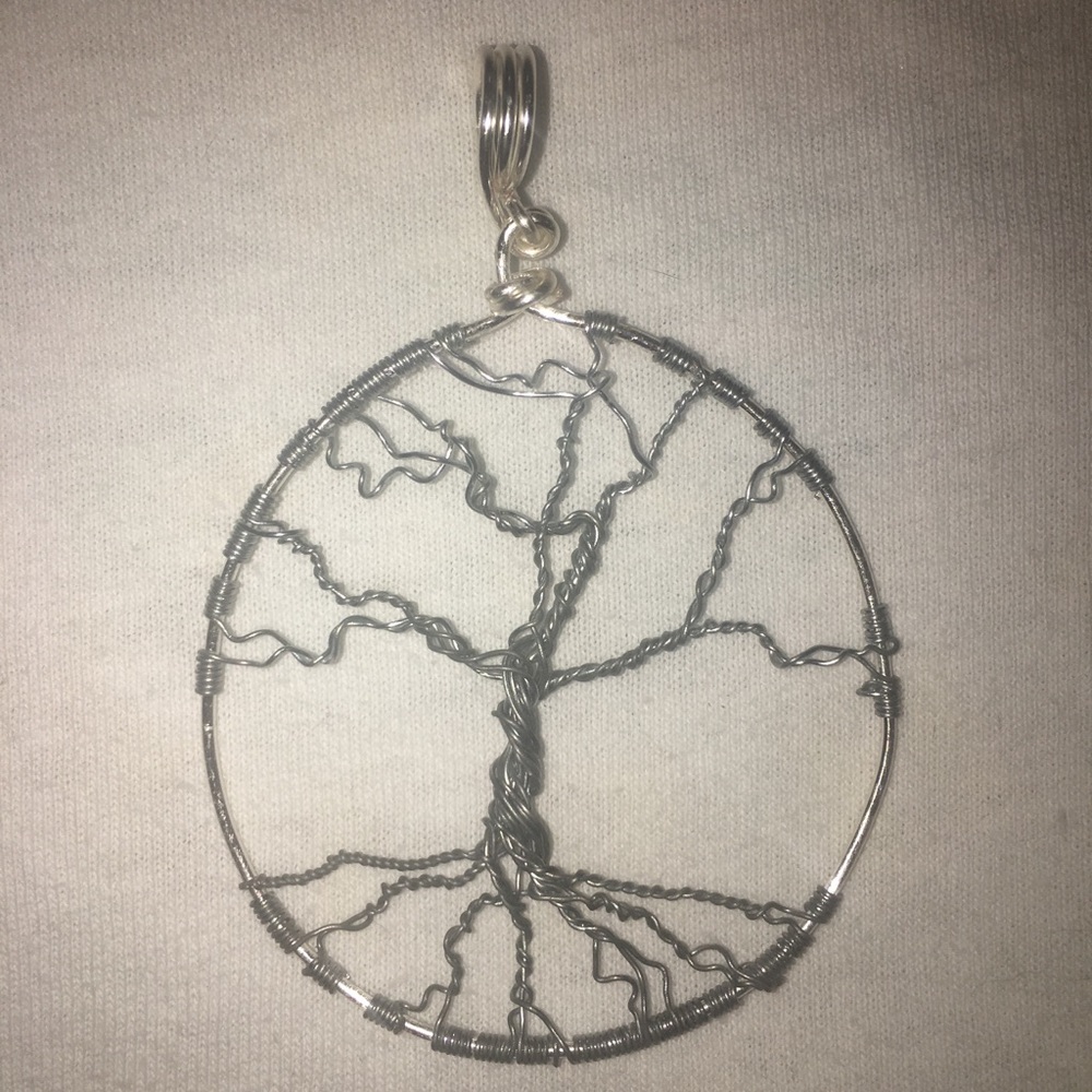 Handcrafted Wire Tree Pendant